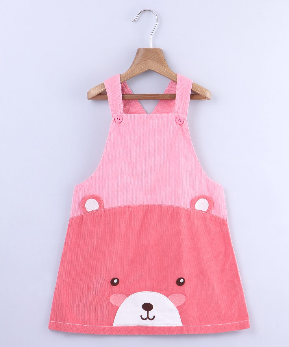 

Beebay Pink Cotton Sleeveless Knee Length Princess Frock ( Pack of 1 )