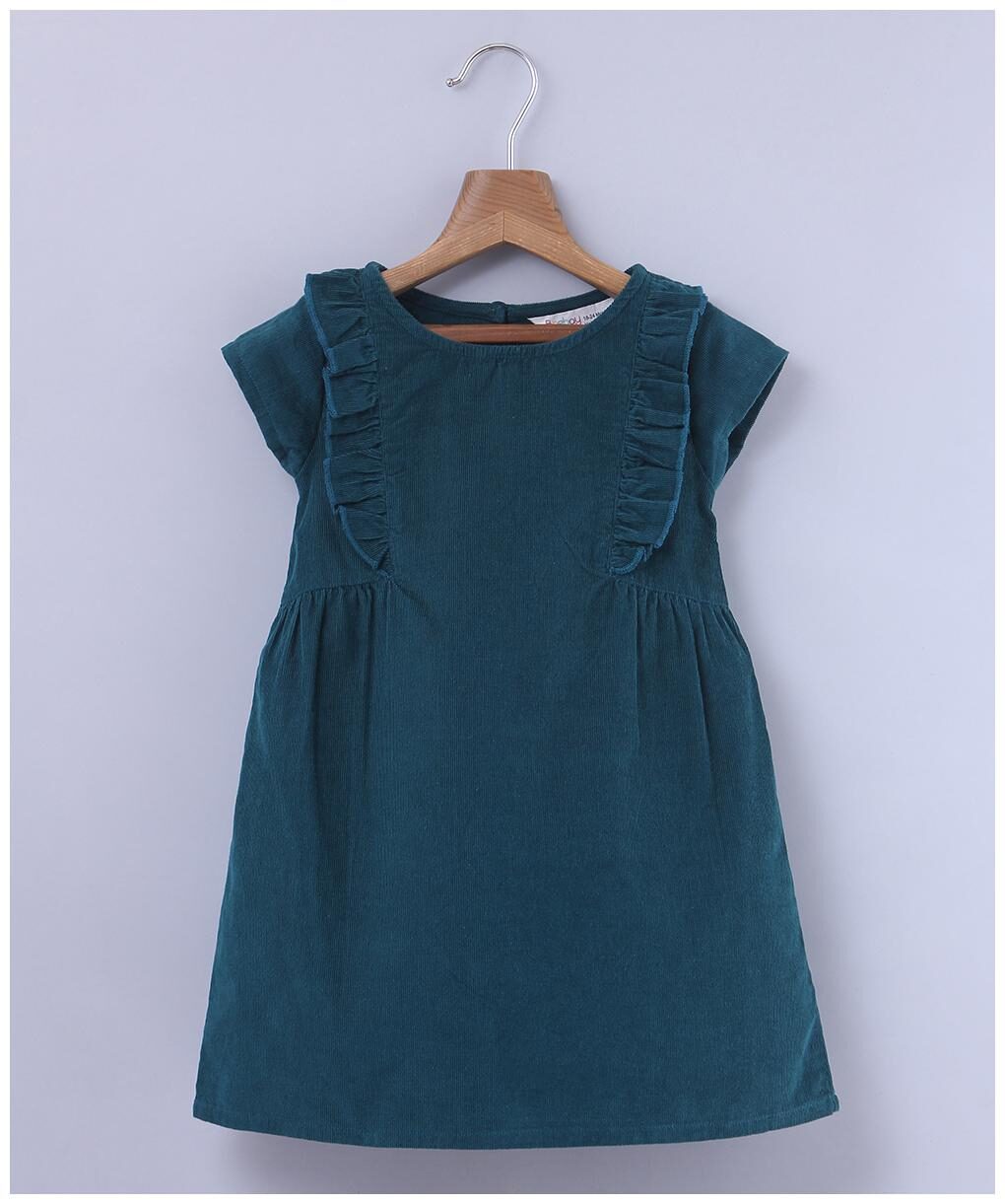 

Beebay Baby girl Cotton Solid Princess frock - Green