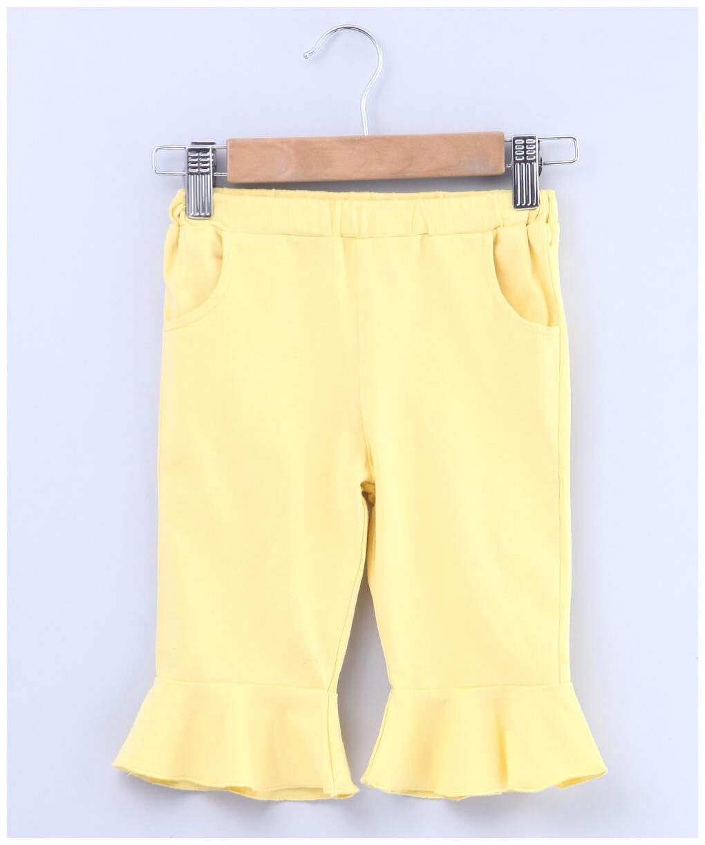 

Beebay Girl Blended Solid Capri - Yellow