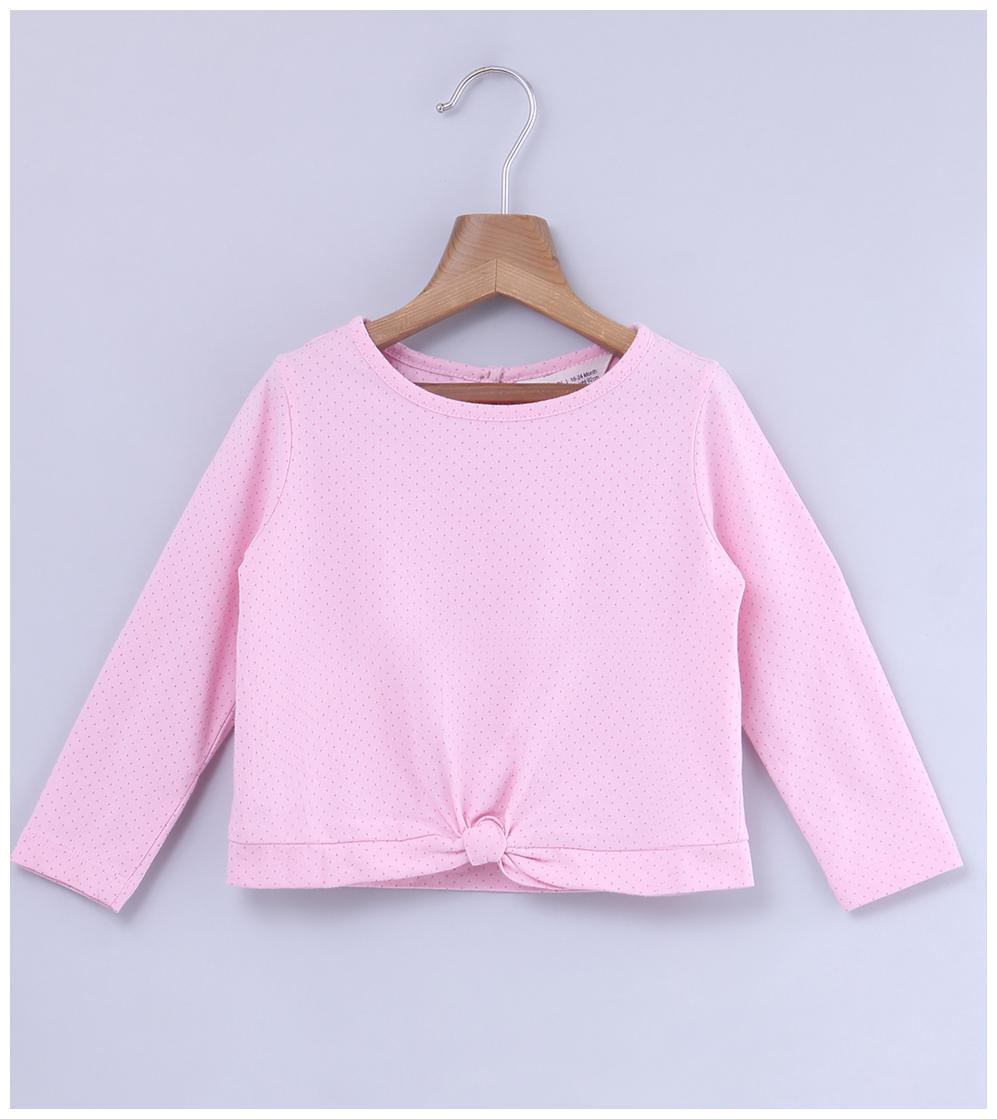

Beebay Girl Cotton Solid Top - Pink