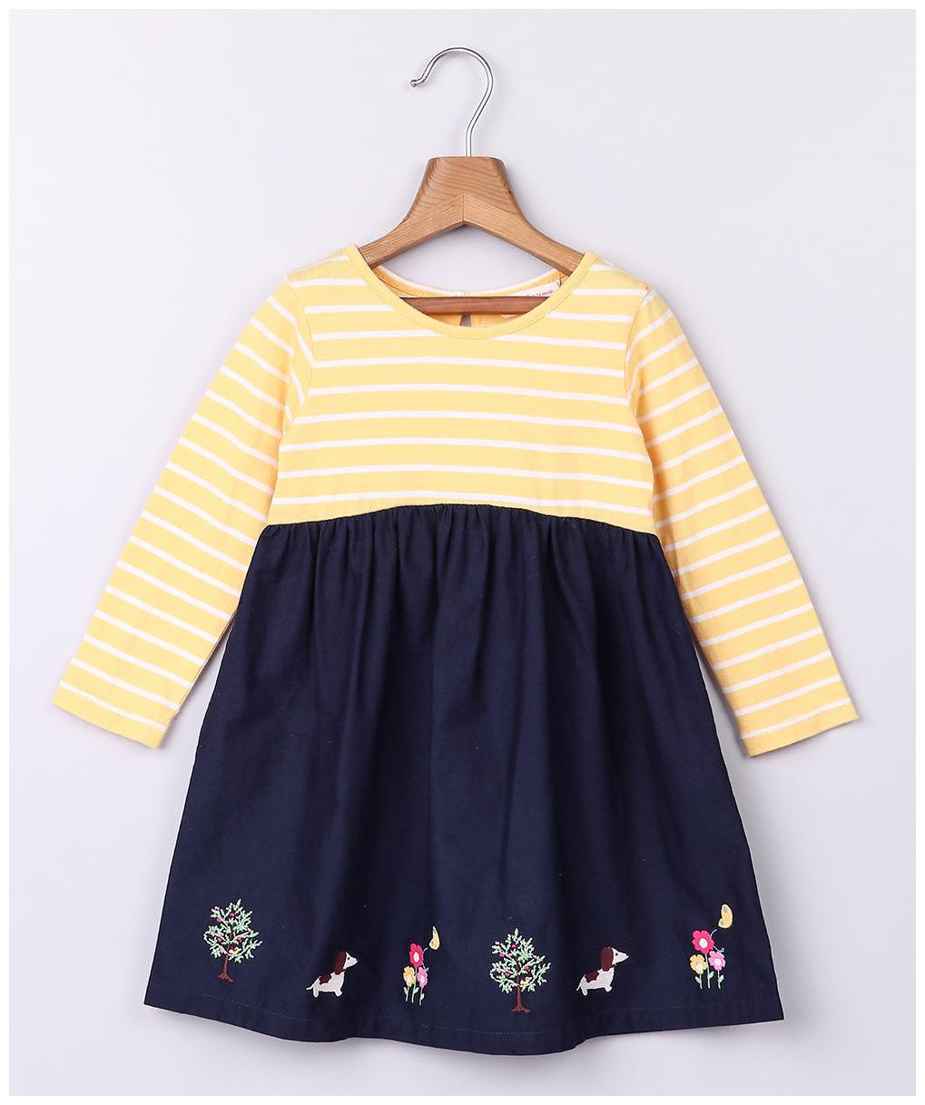 

Beebay Baby girl Cotton Checked Winter frock - Multi