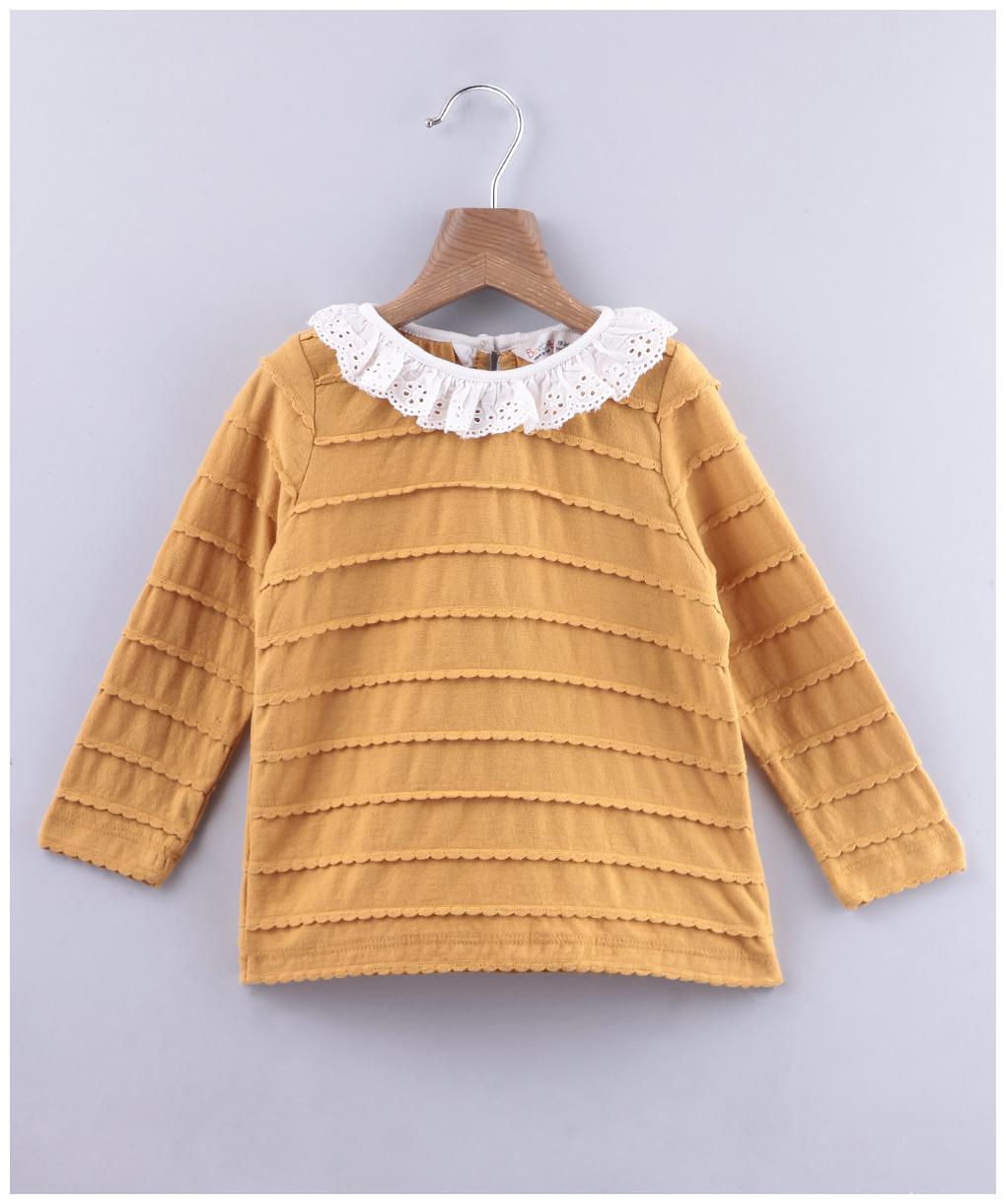 

Beebay Girl Cotton Solid Top - Yellow