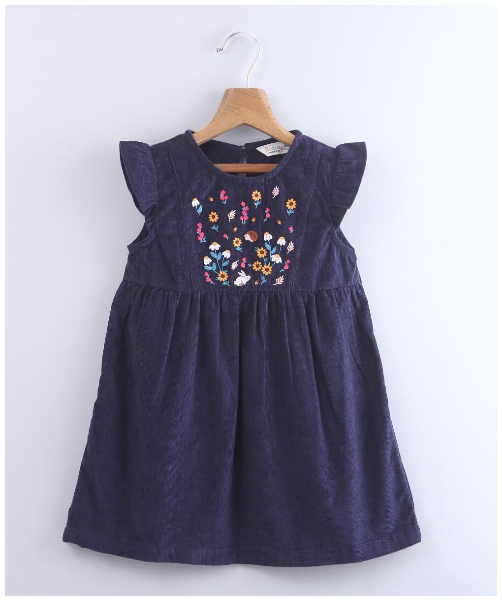 

Beebay Blue Cotton Sleeveless Knee Length Princess Frock ( Pack of 1 )