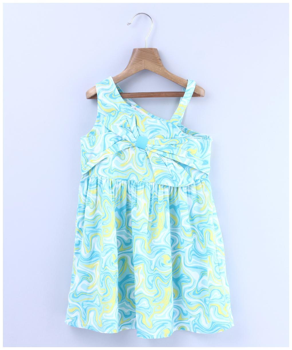 

Beebay Baby girl Viscose Printed Princess frock - Green