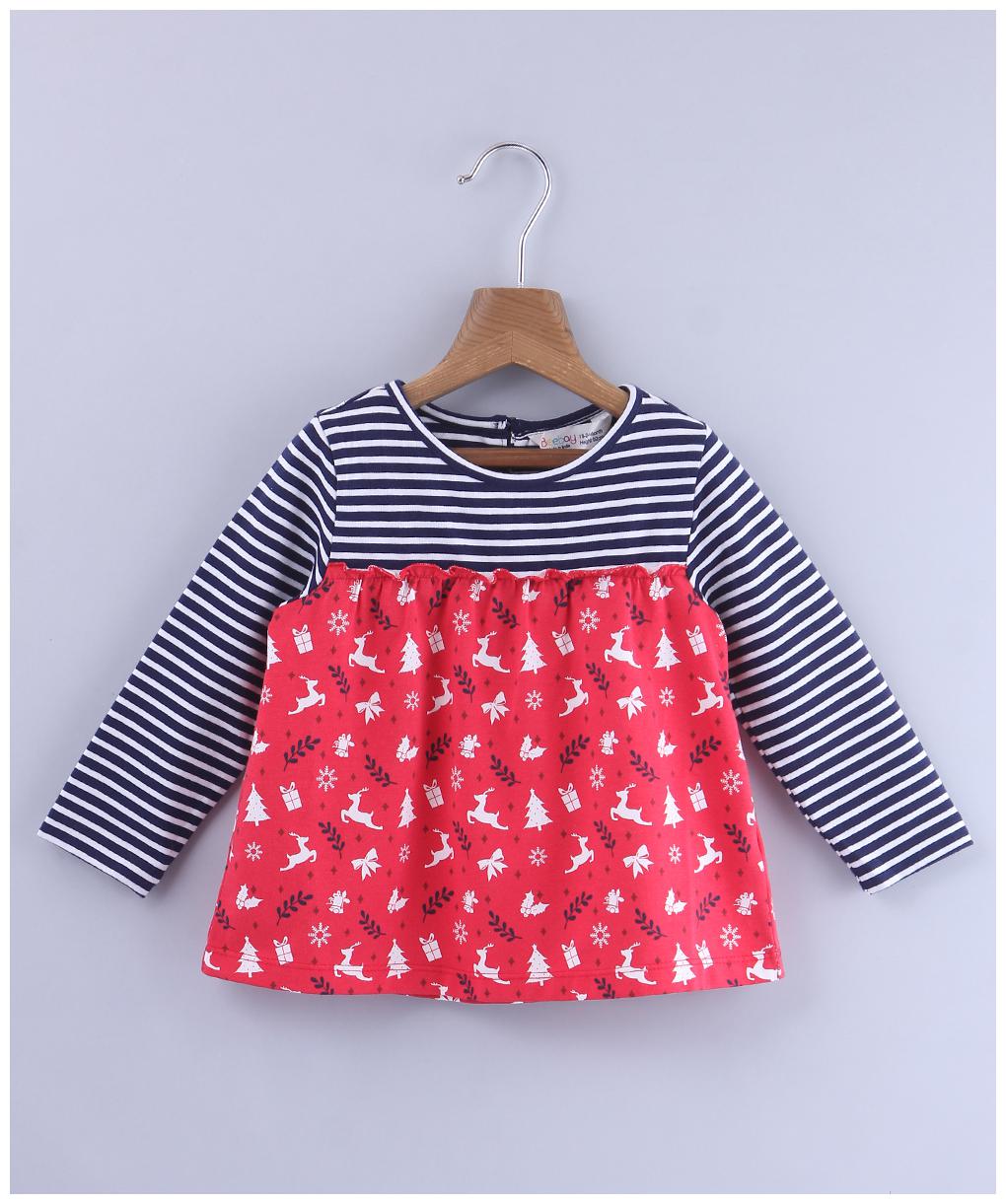

Beebay Blended Solid Top for Baby Girl - Red