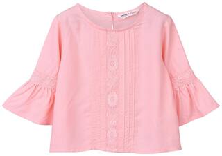 Beebay Viscose Solid Top for Baby Girl - Pink