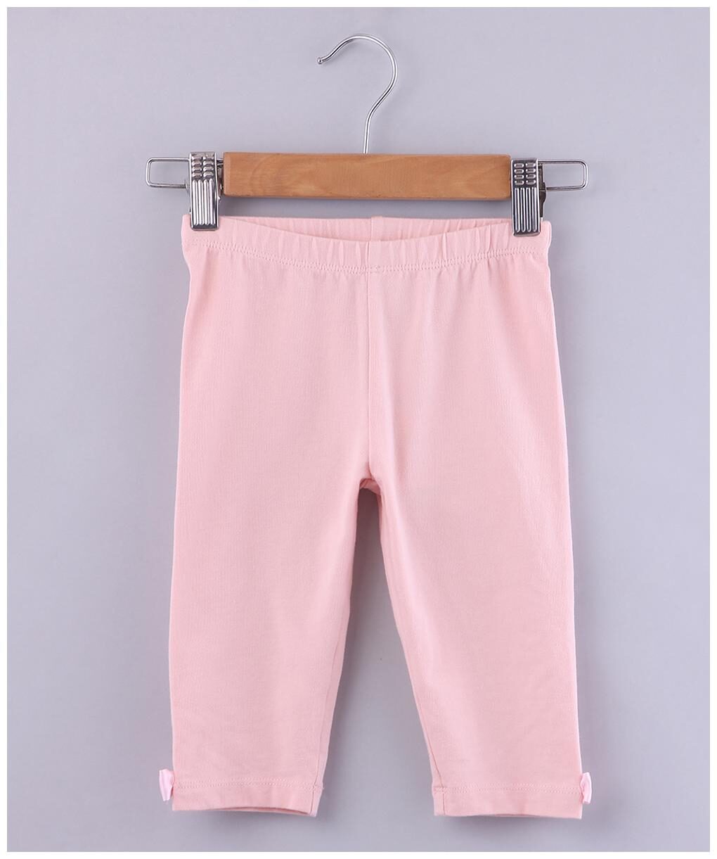 

Beebay Baby girl Cotton Solid Leggings - Pink