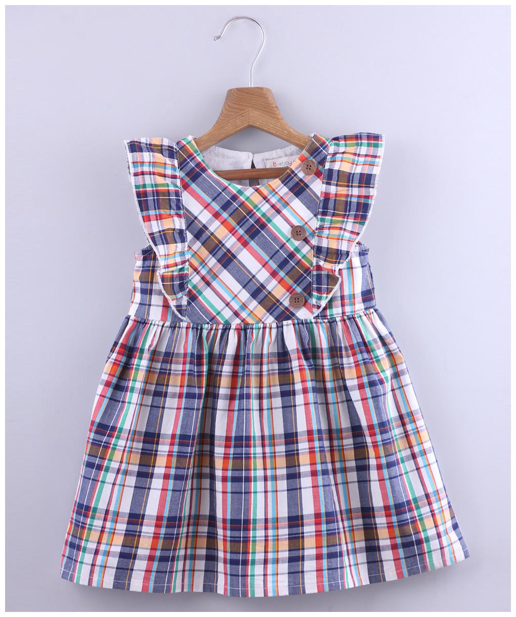

Beebay Multi Cotton Blend Sleeveless Knee Length Princess Frock ( Pack of 1 )
