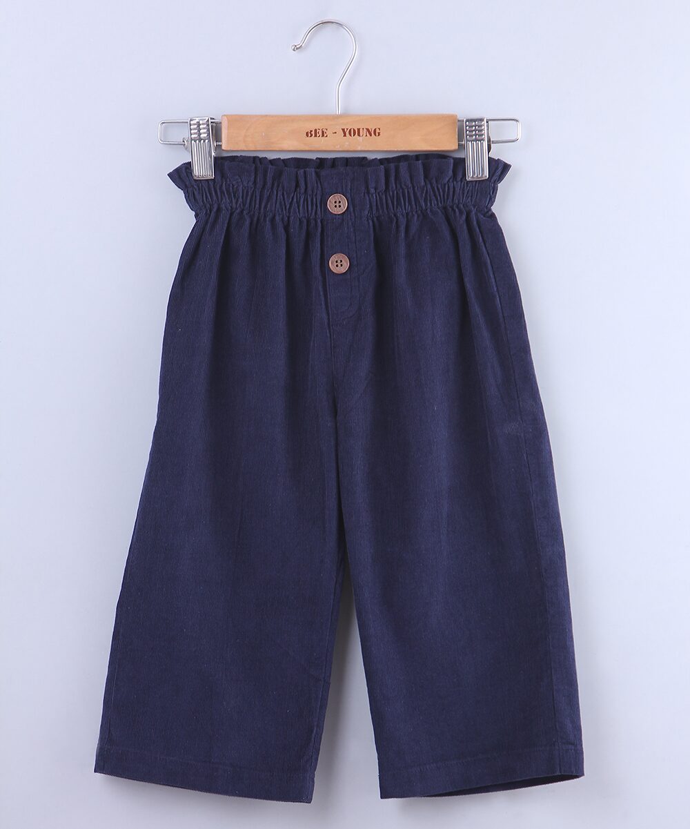 

Beebay Baby girl Cotton Solid Trousers - Blue