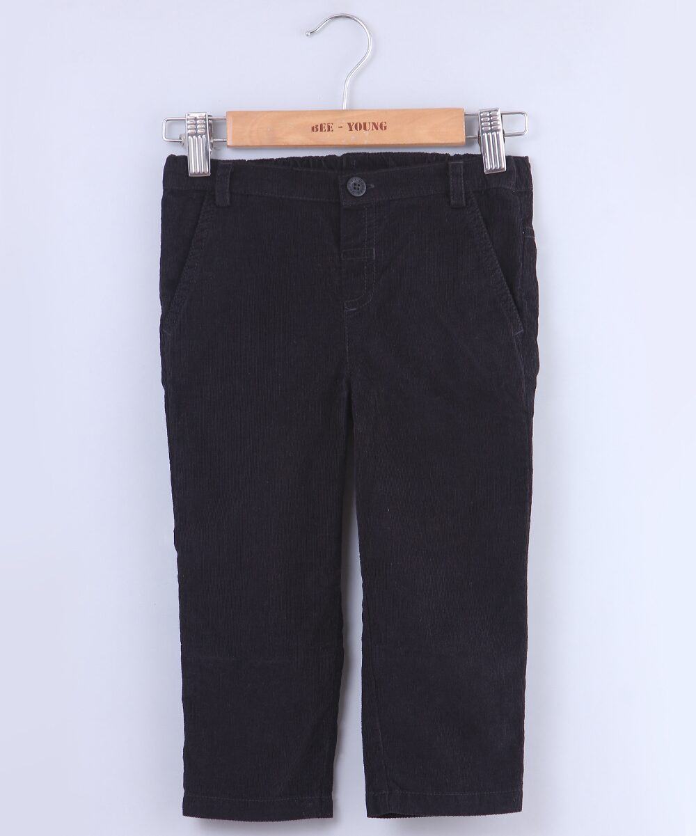 

Beebay Baby boy Cotton Solid Trousers - Black