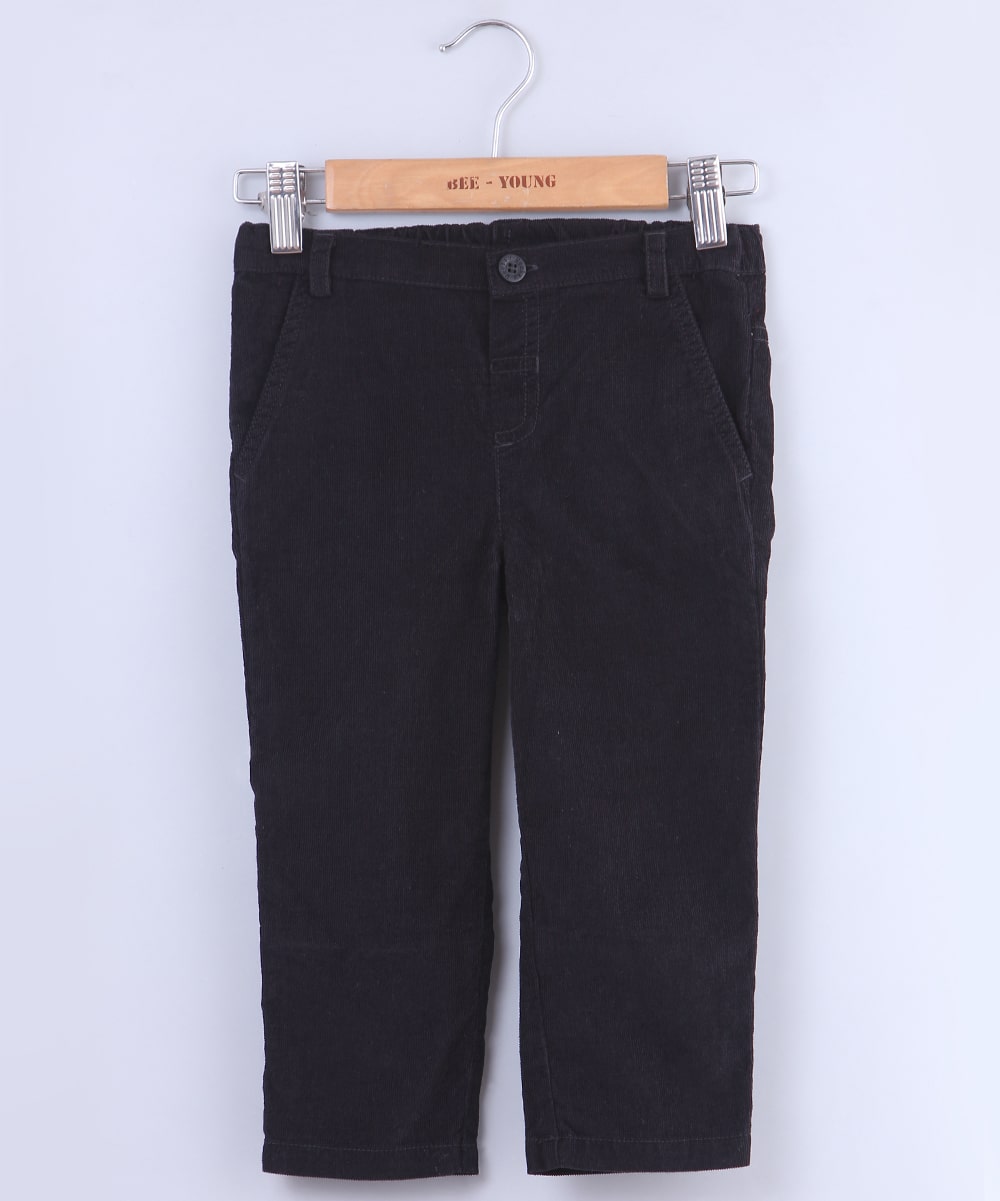 

Beebay Baby boy Cotton Solid Trousers - Black