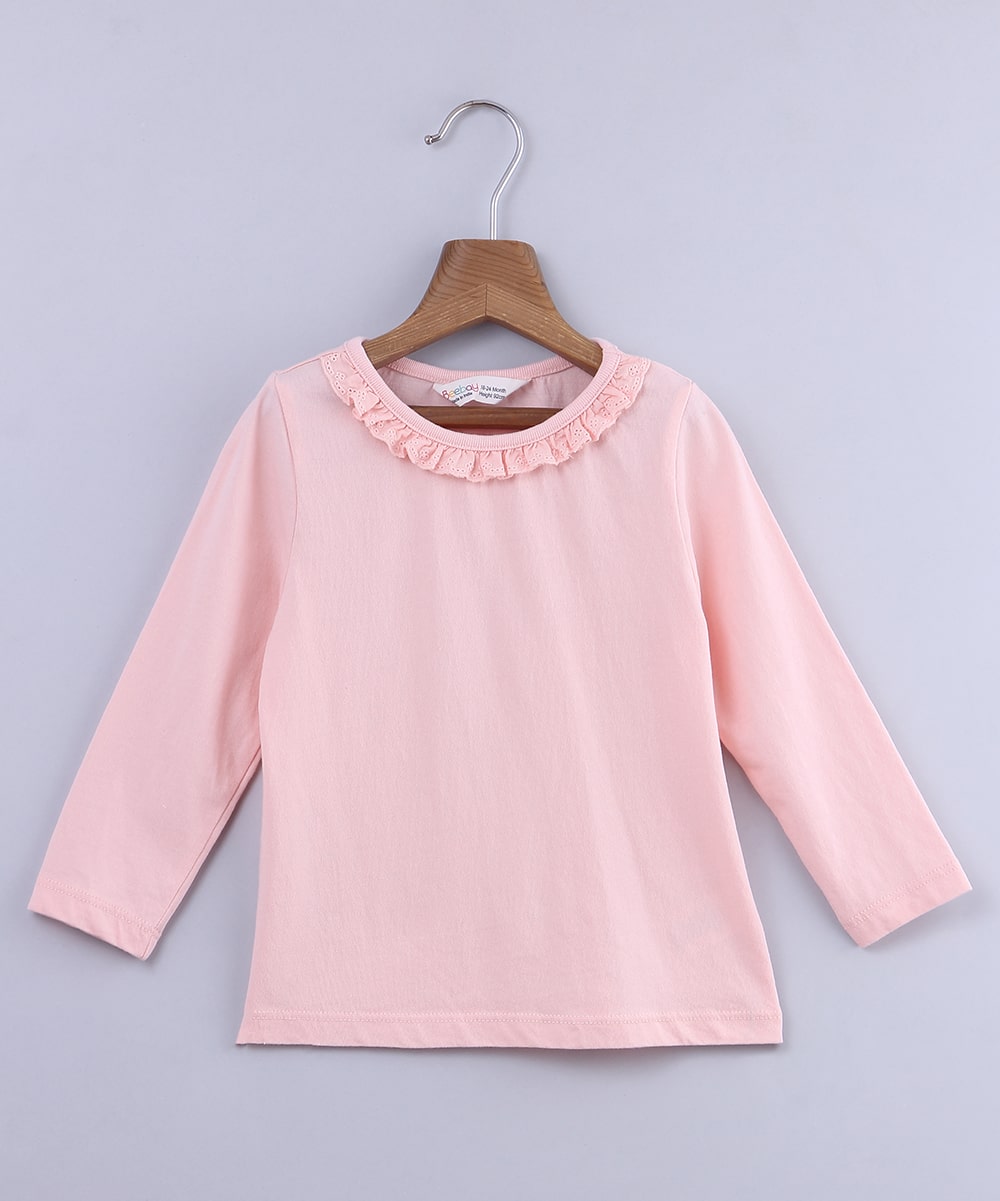 

Beebay Cotton Embellished Top for Baby Girl - Pink