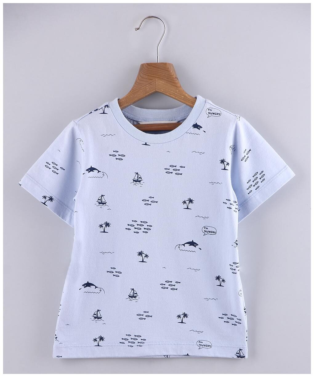 

Beebay Cotton Printed T shirt for Baby Boy - Blue