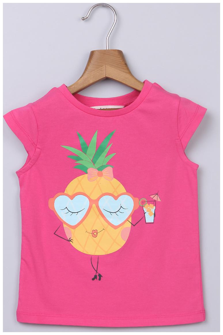 

Beebay Girl Cotton Printed T shirt - Pink
