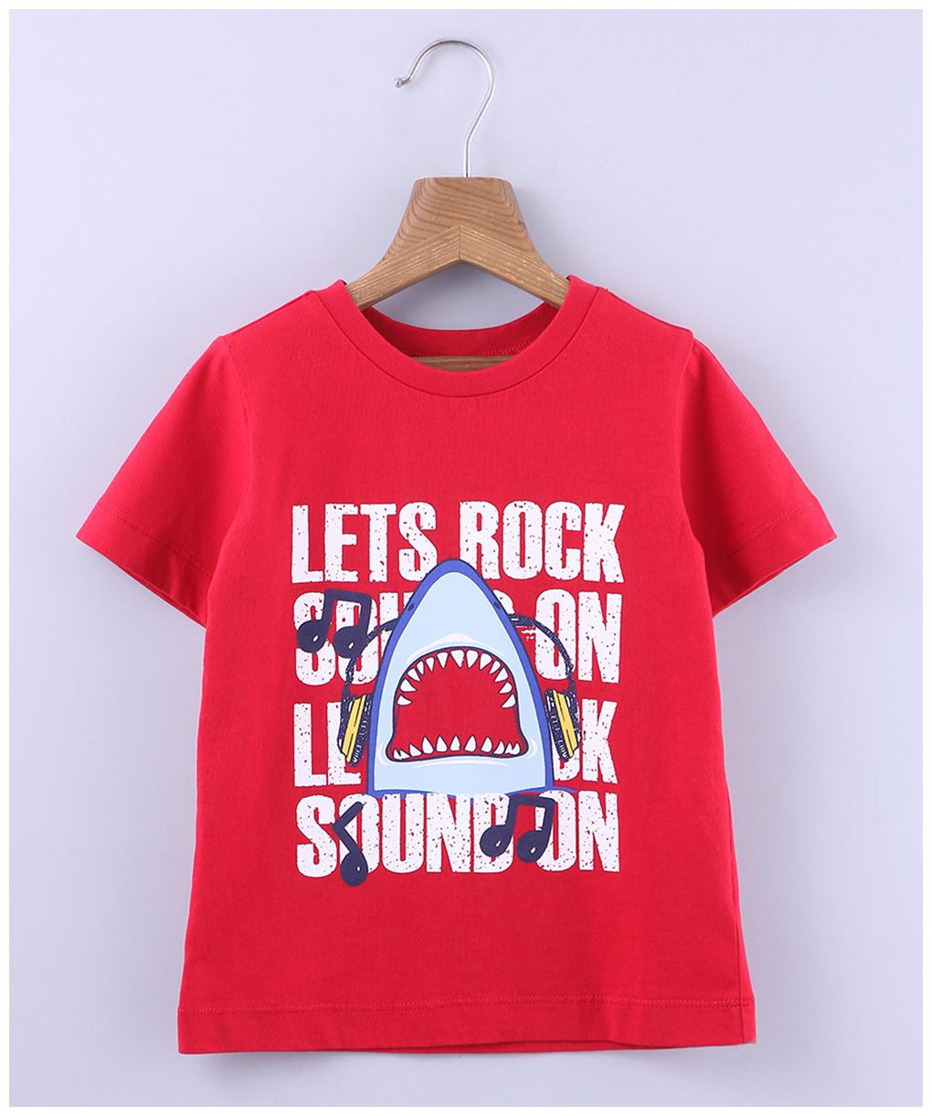 

Beebay Boy Cotton Printed T-shirt - Red
