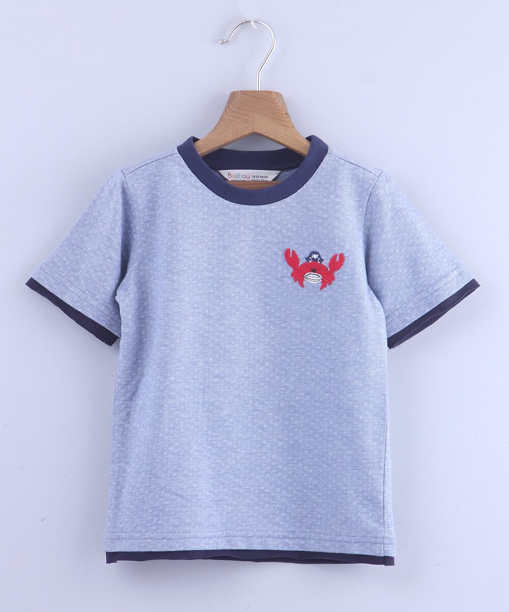 

Beebay Boy Cotton Printed T-shirt - Blue
