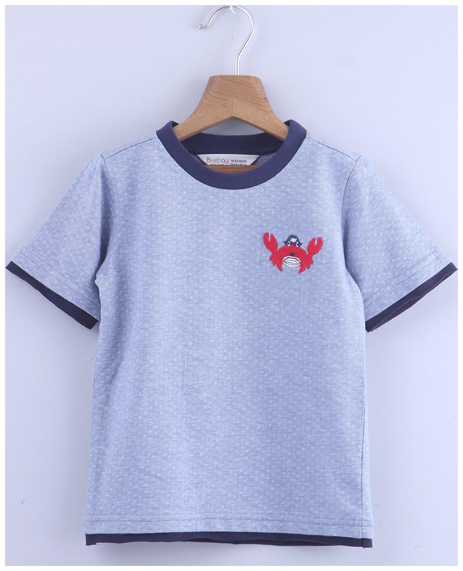 

Beebay Boy Cotton Printed T-shirt - Blue