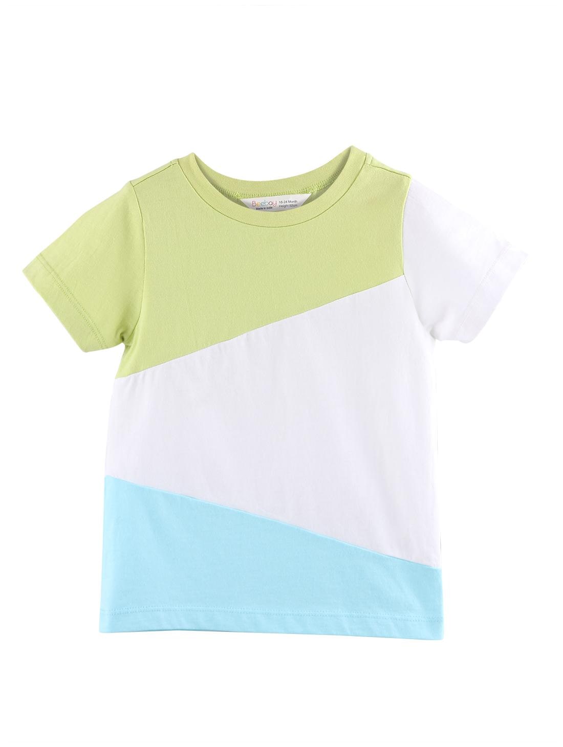 

Beebay Boy Cotton Colorblocked T-shirt - Multi