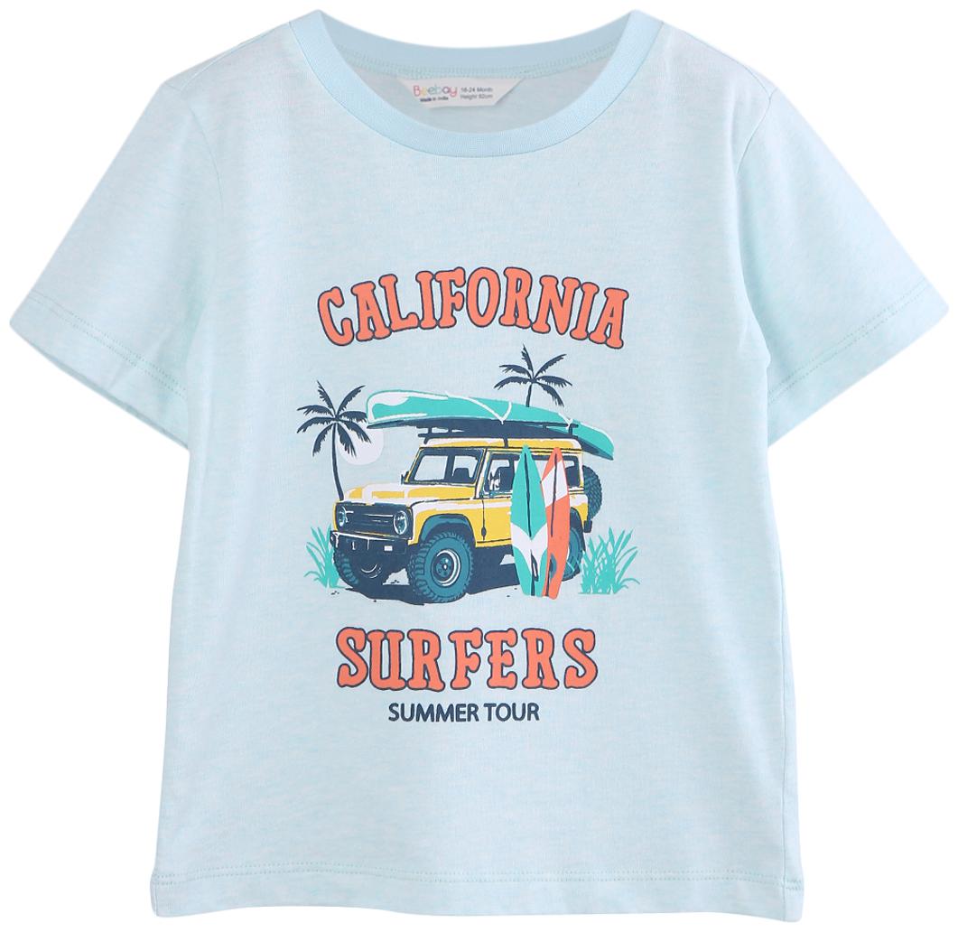 

Beebay Boy Cotton Printed T-shirt - Green