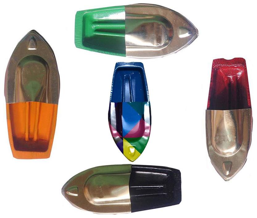 

BG Bazzar Gali 5 Pieces Candle Fuel Flame Powered Toy Boat Nav Pop Put Putt with Dropper