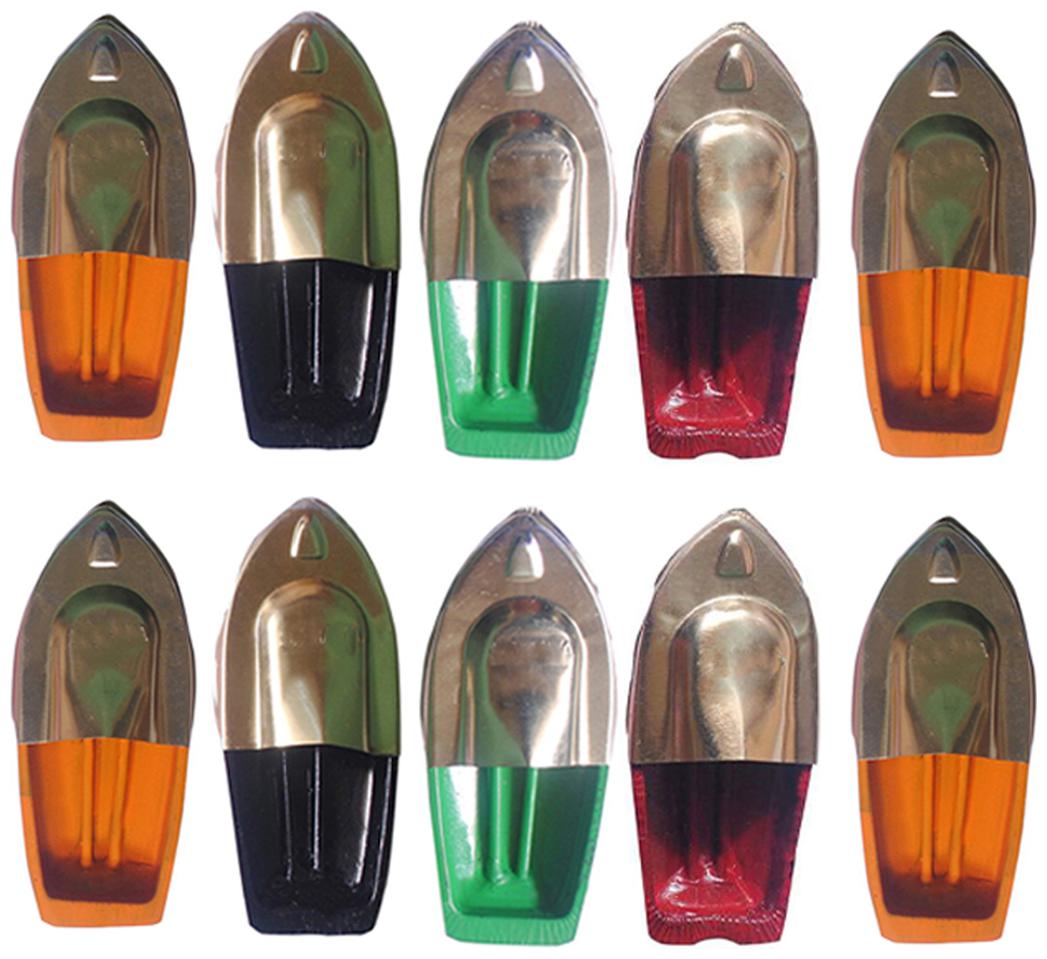 

BG Bazzar Gali 10 pcs Fun Steam Powered Tin Toy Boat Nav Pop Put Putt Candle Fuel Flame with Dropper