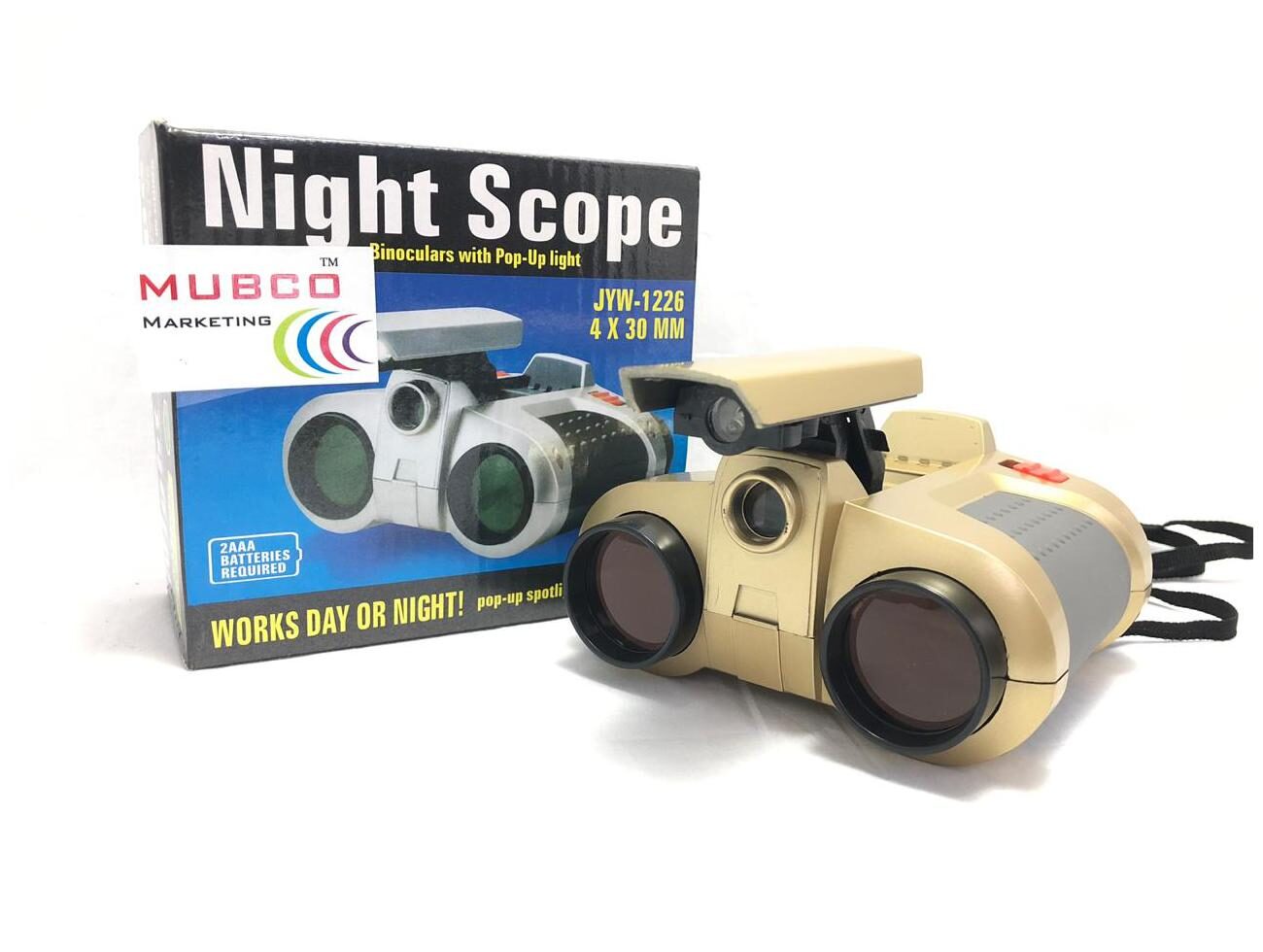 

Binocular Night Scope Vision 4x30 Scope Binoculars with Light Kids Toy