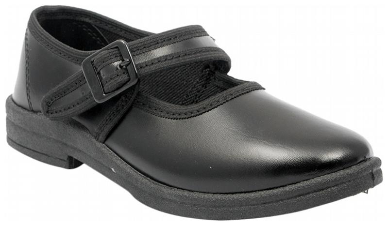 

Pollo Black Girls School shoes