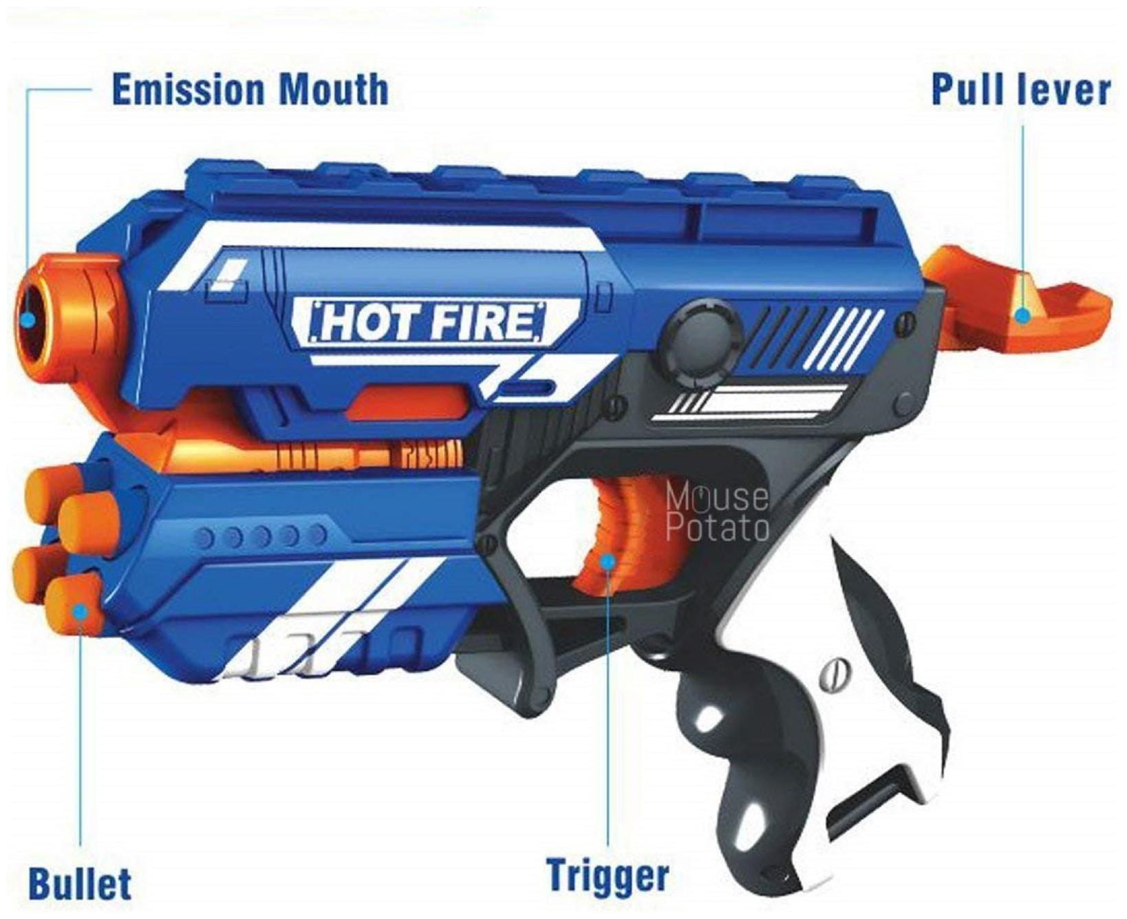 

Blaze Storm Soft Bullet Gun with 10