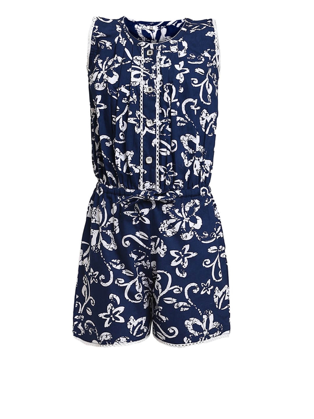 

Aarika Baby girl Cotton Printed Jumpsuit - Blue