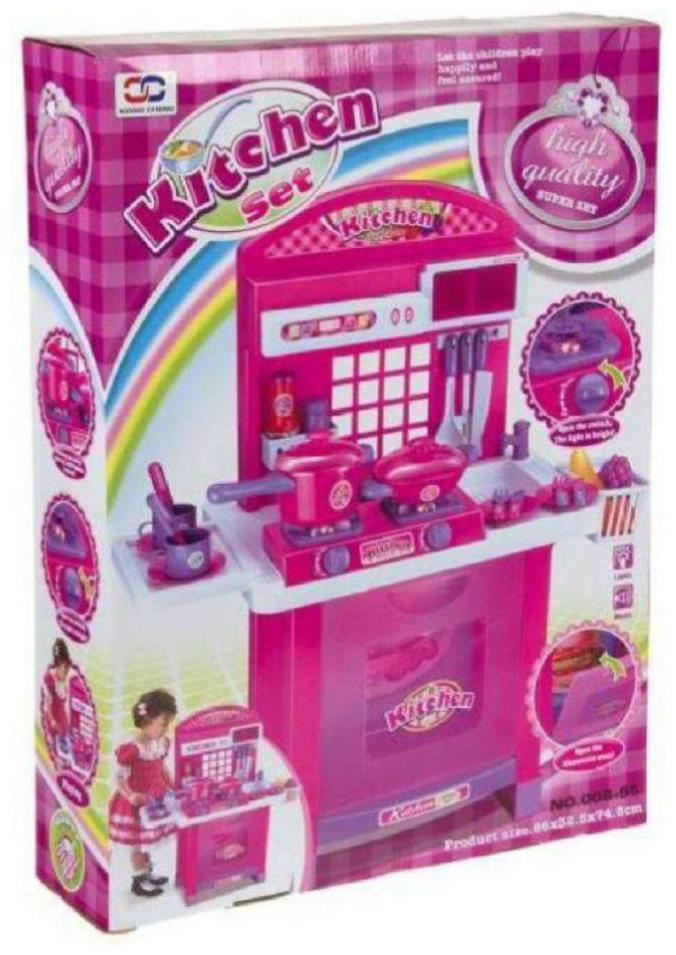 

BN ENTERPRISE Pink Barbie Modern Kitchen Set