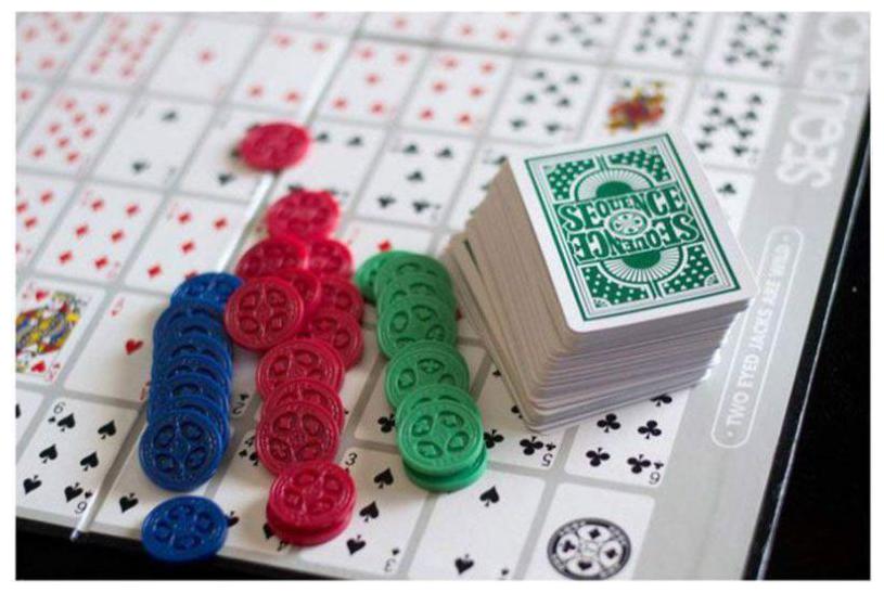 

BN ENTERPRISE Multicolor Sequence Board Game