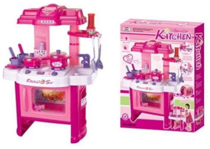 

BN ENTERPRISE Pink Plastic Kitchen Set For Kids