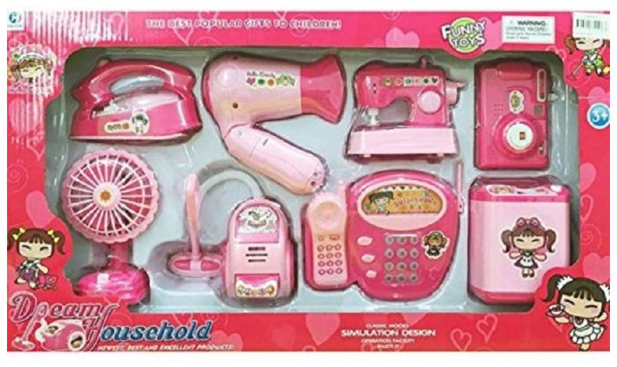 

BN ENTERPRISE 8 Mini Appliances Household Toy Set