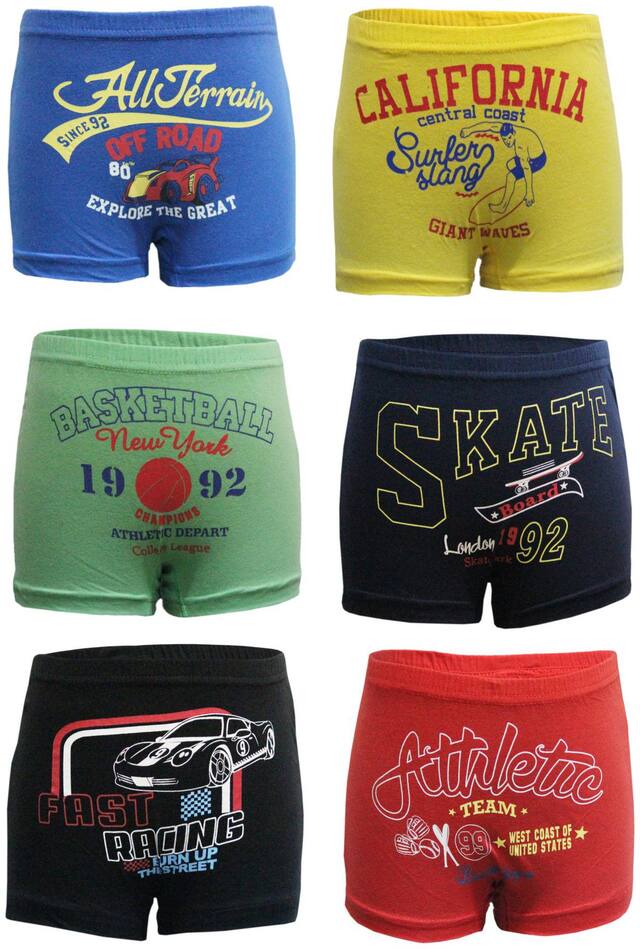 Bodycare Brief For Boys - Multi , Pack of 6