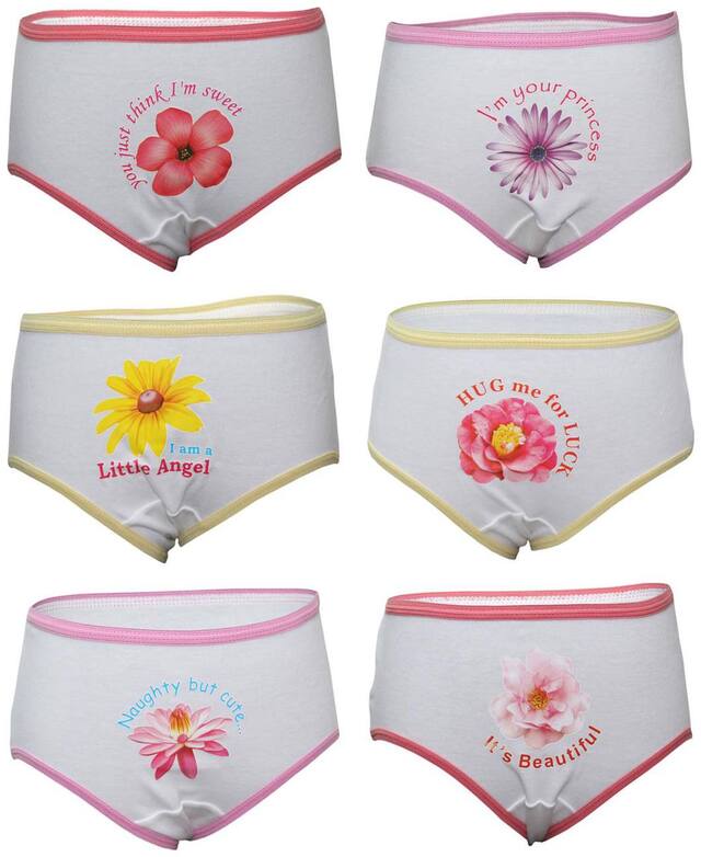 Bodycare White Girls Bloomer Pack Of 6