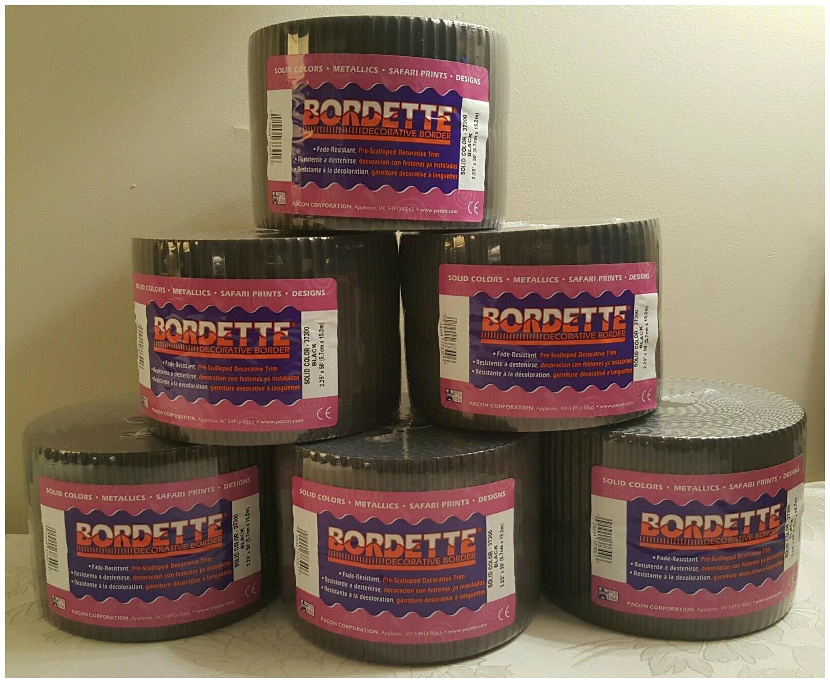 

Bordette Scallop Trim-Party Decoration Made in USA Pacon trim tables walls more