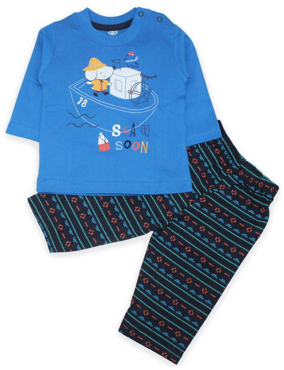 

Born Babies Baby boy Top bottom set - Blue