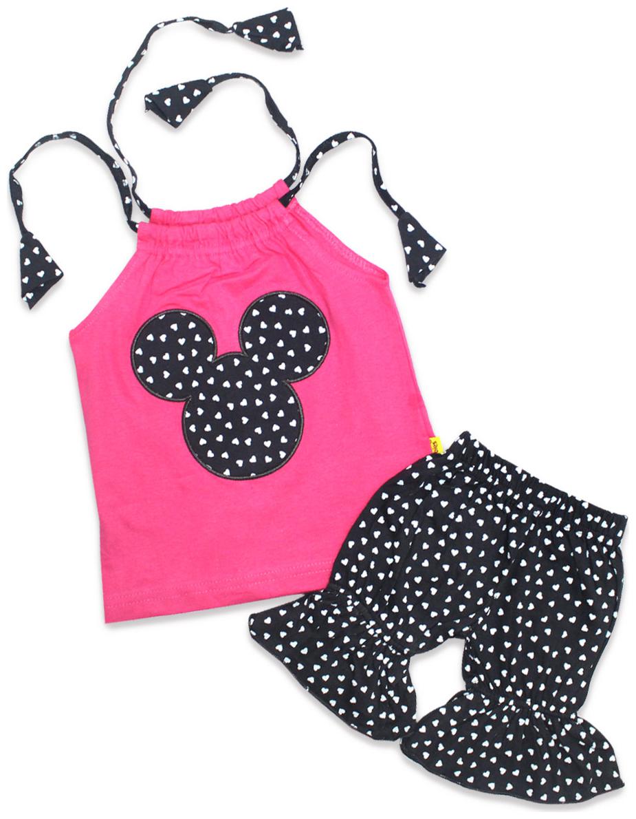 

Born Babies Baby girl Top bottom set - Pink
