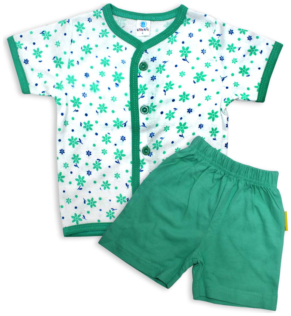 

Born Babies Baby boy Top bottom set - Green