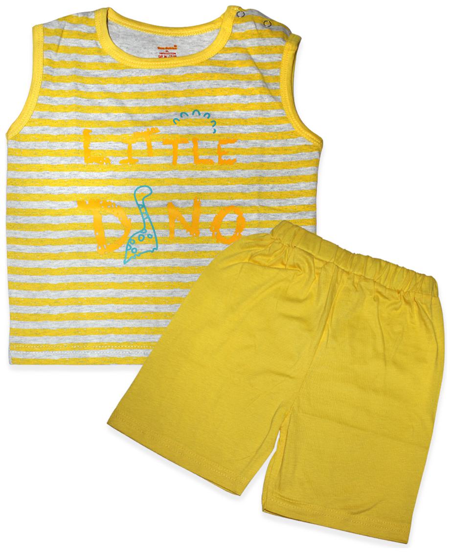 

Born Babies Baby boy Top bottom set - Yellow
