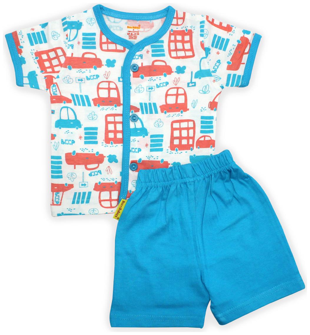 

Born Babies Baby boy Top bottom set - Blue