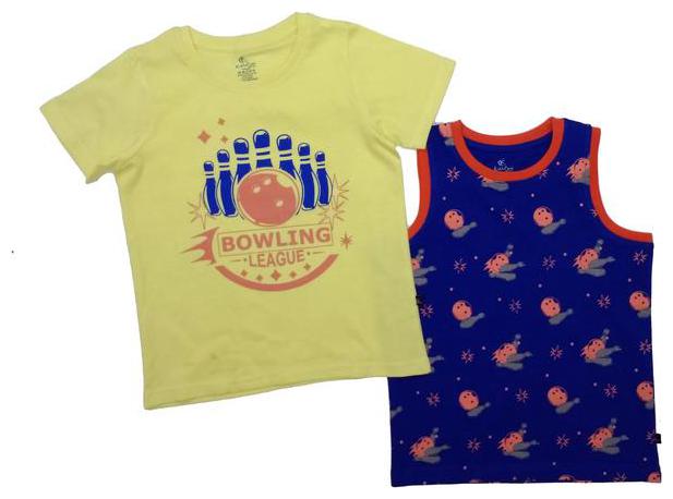 

KiddoPanti Boy Cotton Printed T-shirt - Yellow