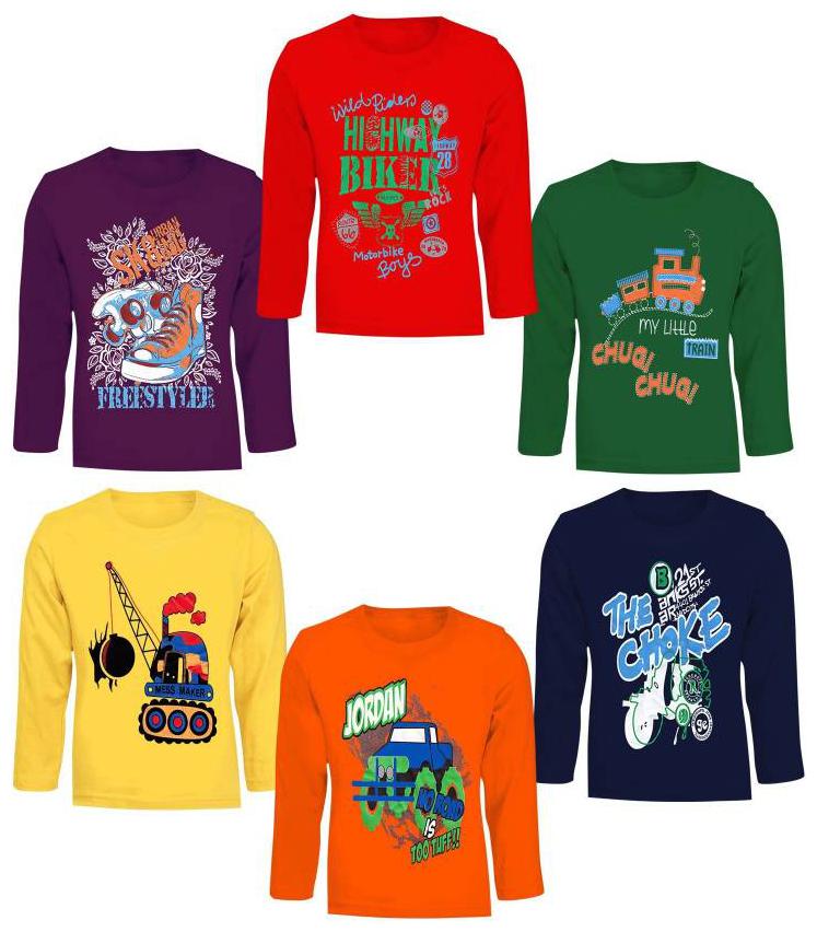

SATPAL Boy Cotton Printed T-shirt - Multi