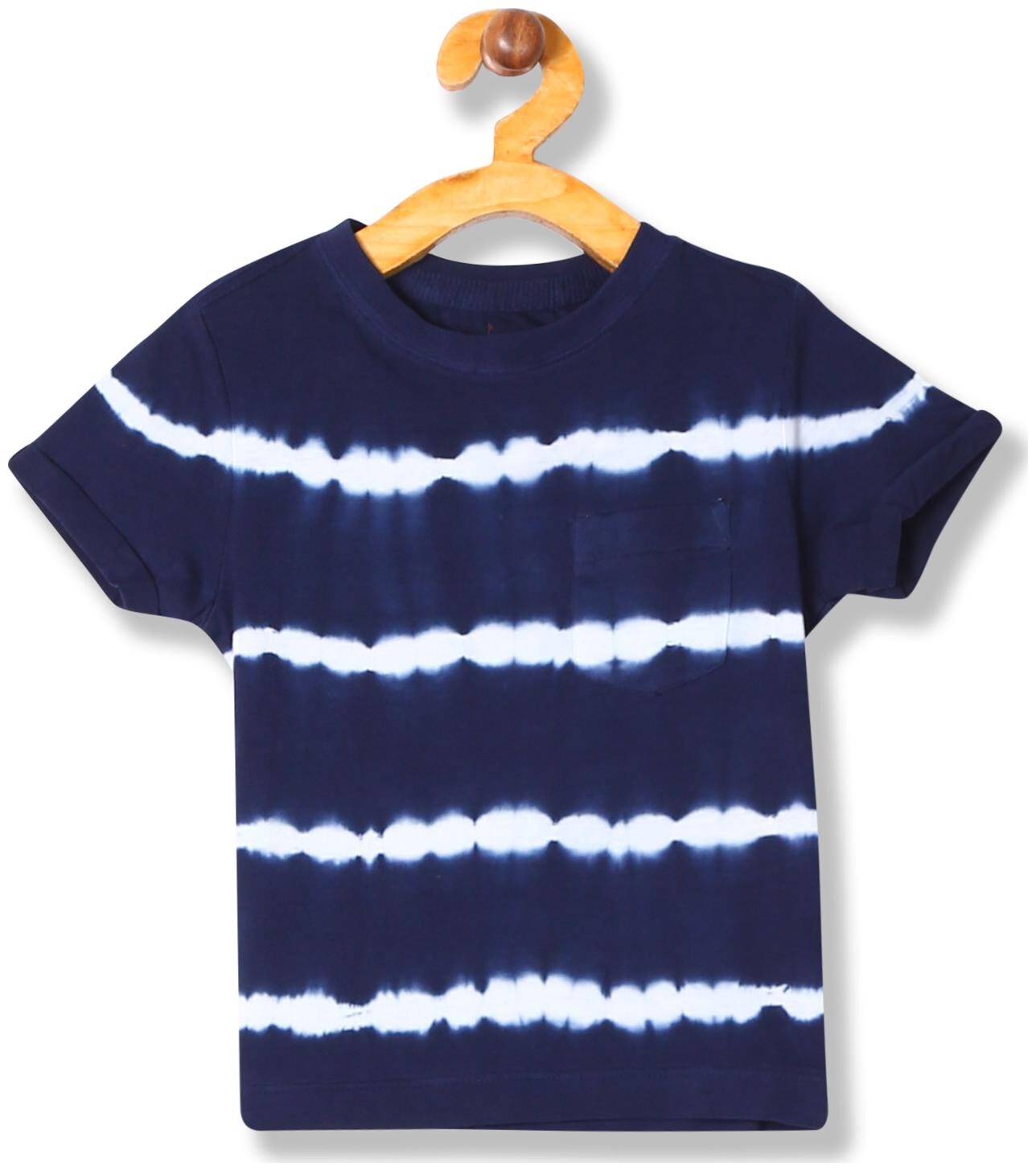 

U S Polo Assn Boy Cotton Striped T-shirt - Blue