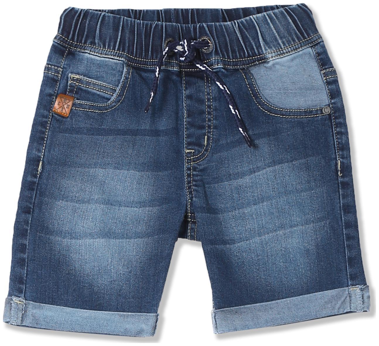 

Boys Drawstring Waist Denim Shorts