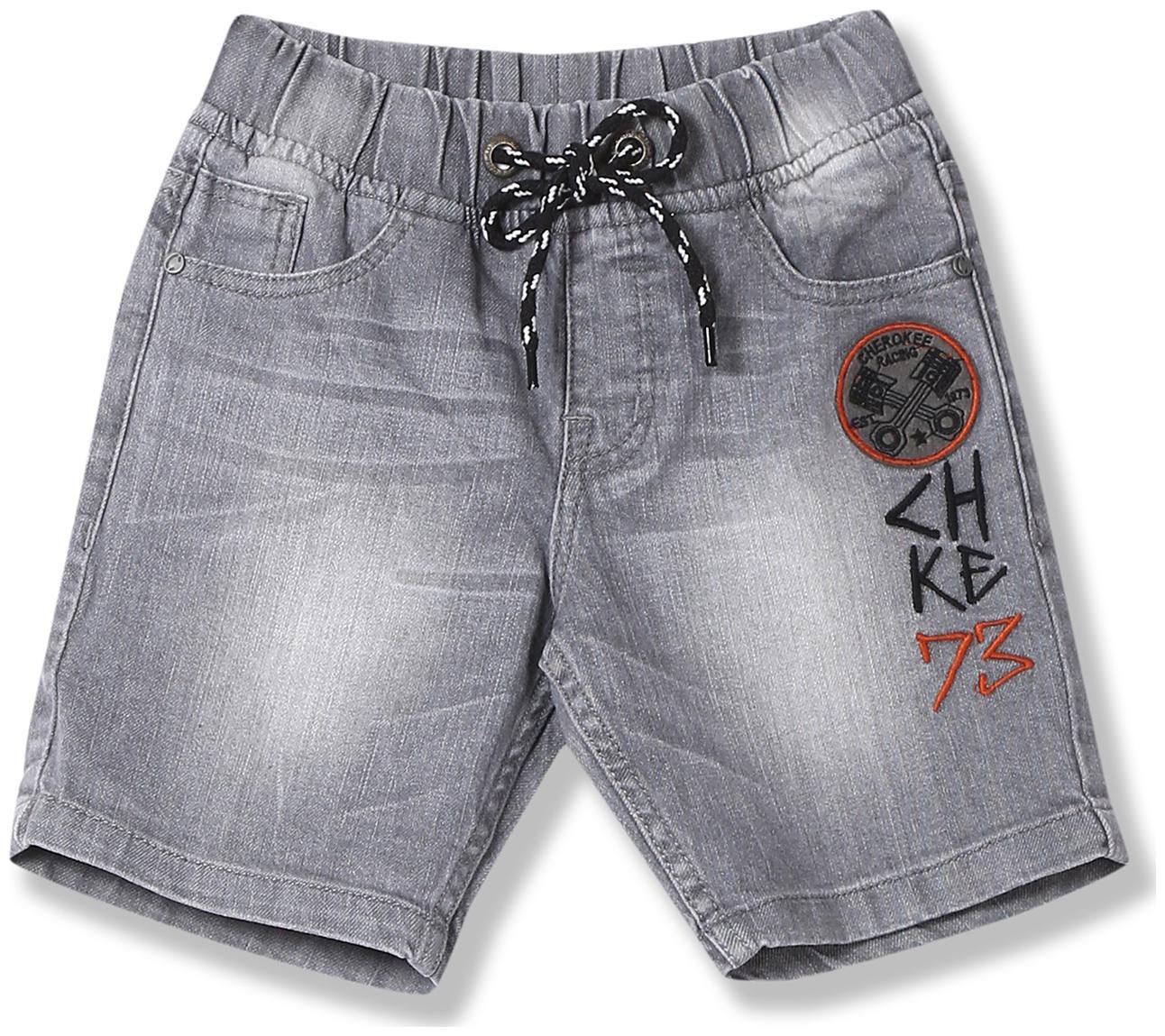 

Boys Drawstring Waist Denim Shorts