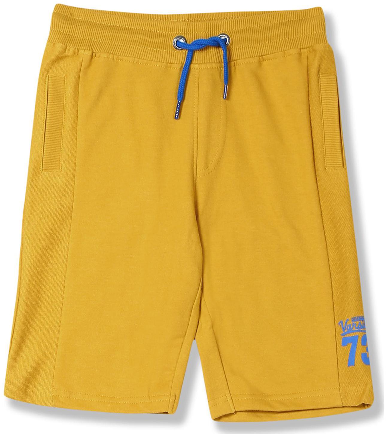 

Boys Drawstring Waist Solid Shorts