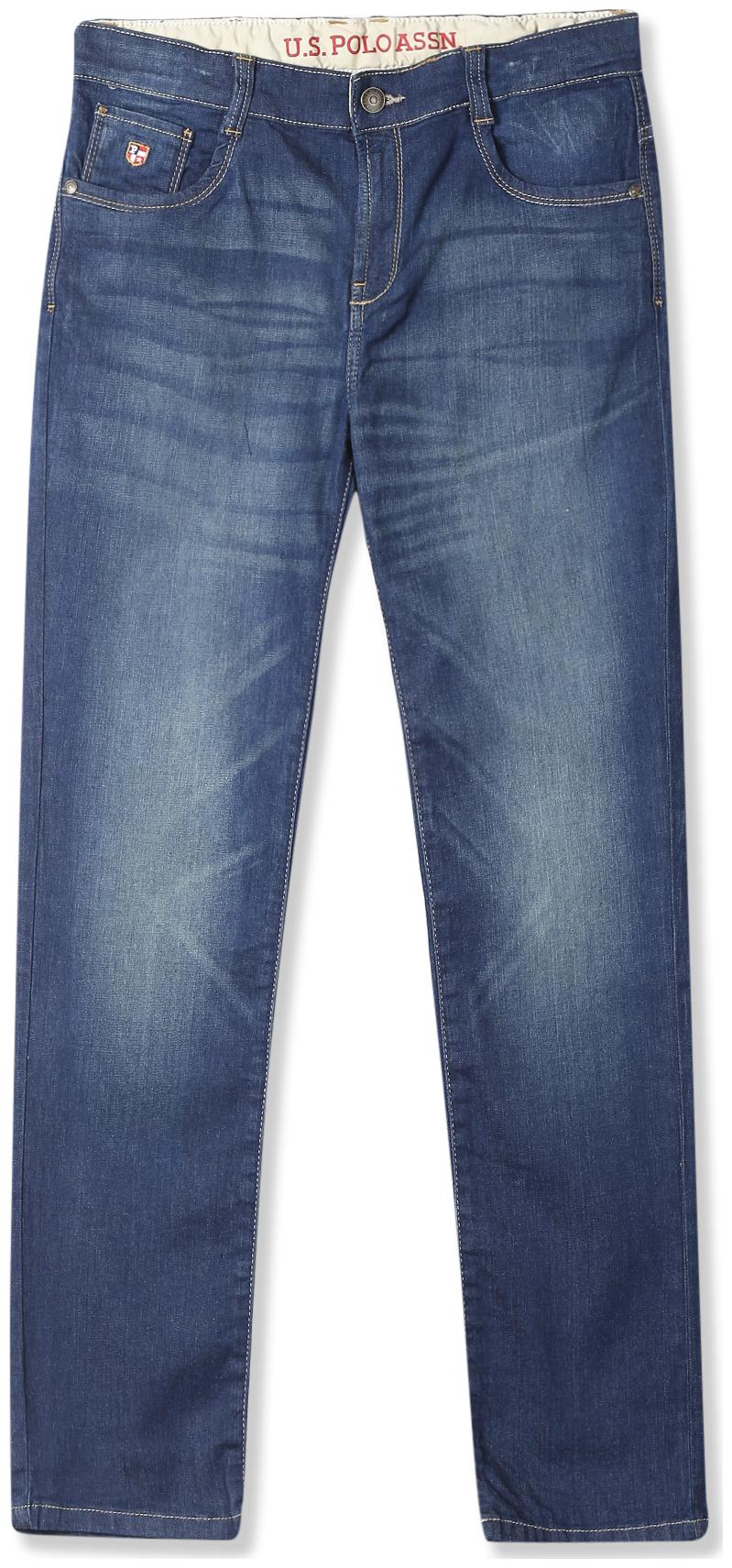 

Boys Mid Rise Stone Wash Jeans