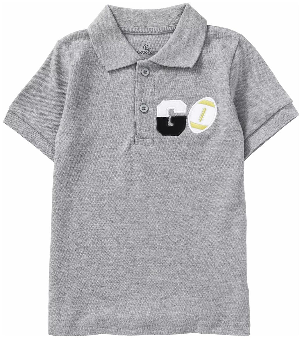 

KiddoPanti Boy Cotton blend Solid T-shirt - Grey