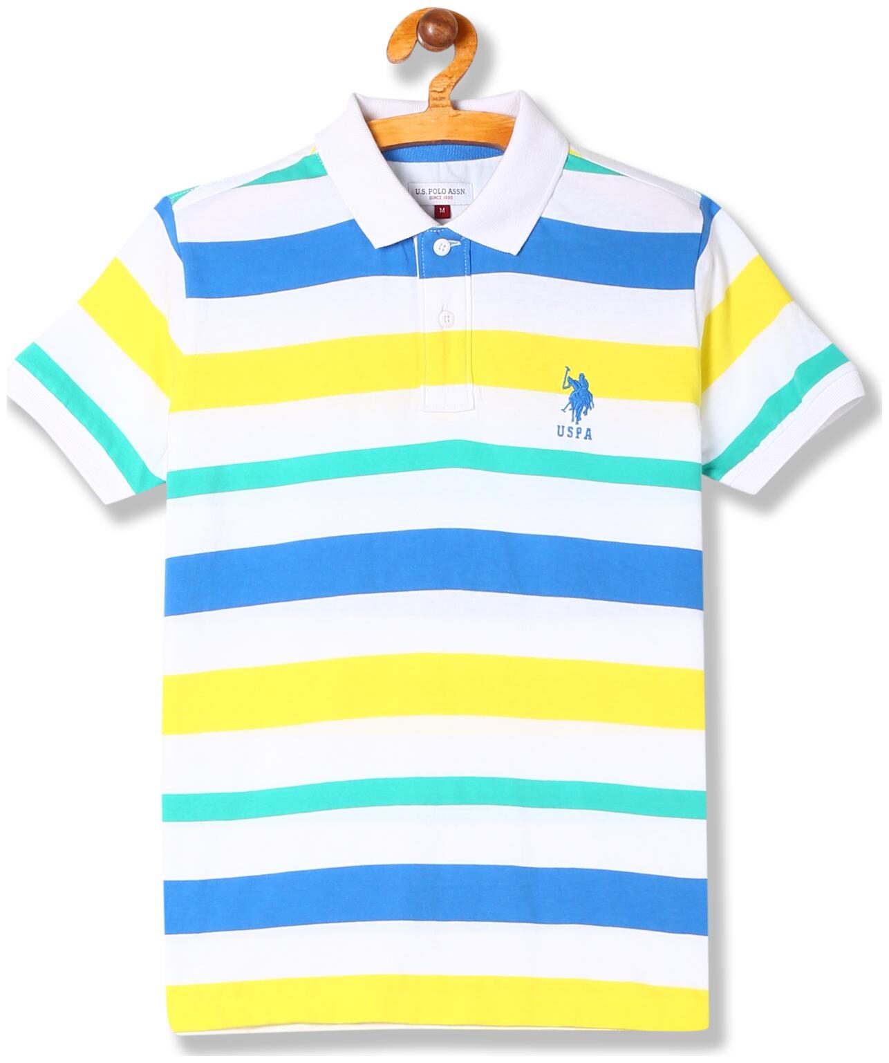 

U S Polo Assn Boy Cotton Striped T-shirt - Multi